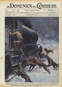 Op het station van Prestane, op het Karstplateau, was een stoker 